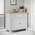 Farrow Grey 2 Door Small Sideboard for Living Room