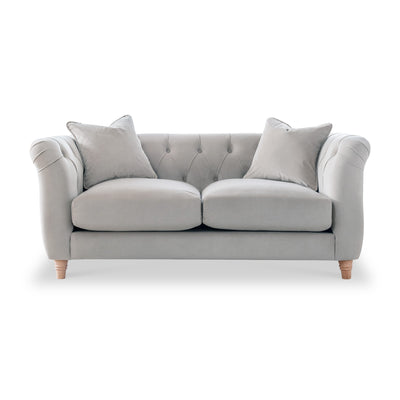 Clarence Velvet Chesterfield 2 Seater Sofa