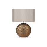 Mabel Bronze Dot Textured Ceramic Table Lamp from Roseland Furniture