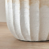 Amalia Natural Ombre Textured Stoneware Table Lamp