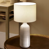 Venus Blue and Grey Ombre Ceramic Table Lamp for living room