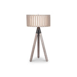 Rabanne Slatted Antique Wood Tripod Table Lamp from Roseland Furniture