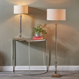 Canterbury Antique Silver Floor Lamp