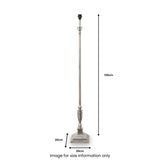 Canterbury Antique Silver Floor Lamp from Roseland Furniture