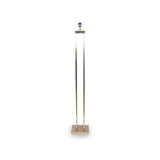 Langston Satin Brass Metal 4 Post Floor Lamp from Roseland Furniture