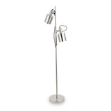 Aaron Brushed Chrome Metal Task Floor Lamp