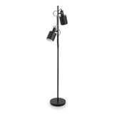 Aaron Black Metal Task Floor Lamp from Roseland Furniture