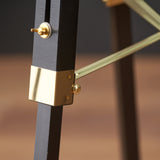 Hereford Gold and Black Tripod Floor Lamp