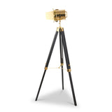 Hereford Gold and Black Tripod Floor Lamp