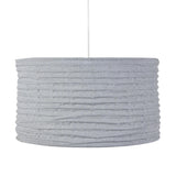 Patpong 50cm Grey Jute Easy Fit Pendant from Roseland Furniture