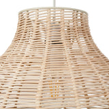 Caswell Natural Rattan Coche Pendant