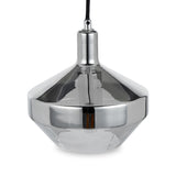 Jaxon Shiny Smoked Glass Domed Pendant from Roseland Furniture