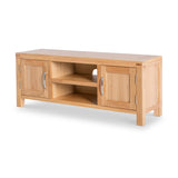 Abbey Light Oak 120cm TV Stand from Roseland Furniture