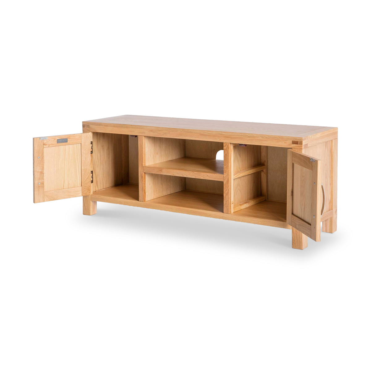 Abbey Light Oak 120cm TV Stand from Roseland Furniture