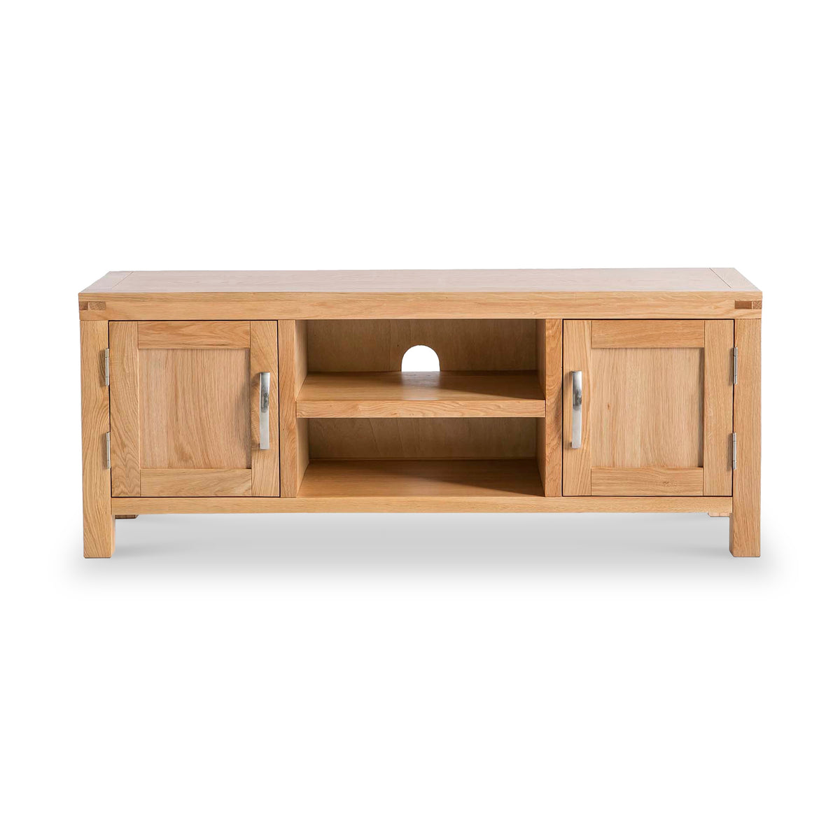 Abbey Light Oak 120cm TV Stand from Roseland Furniture