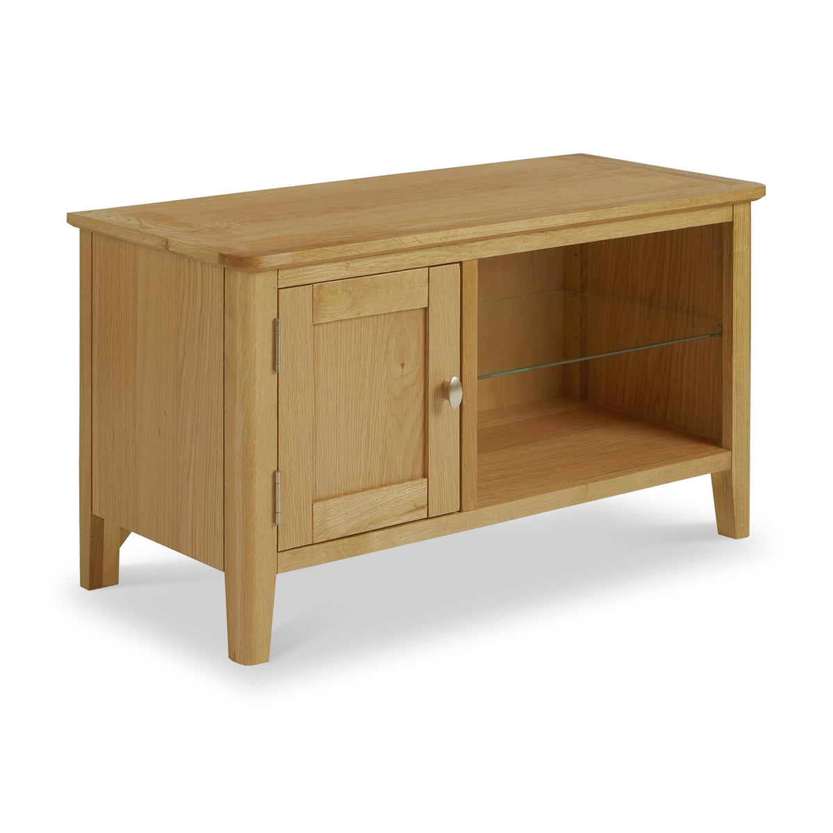 Alba Oak 90cm TV Unit from Roseland Furniture