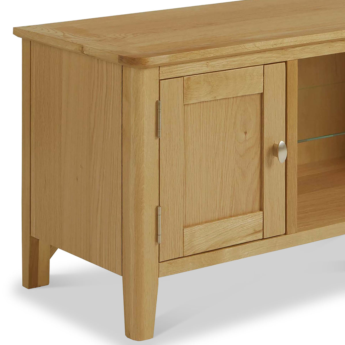 Alba Oak 90cm TV Unit from Roseland Furniture