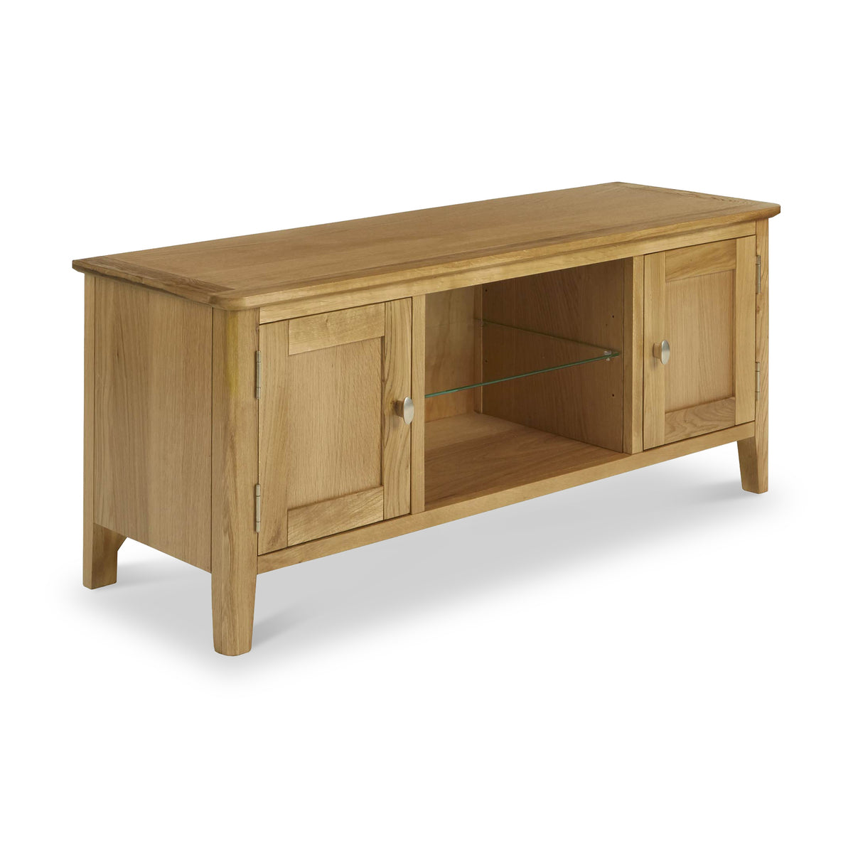 Alba Oak Large 120cm TV Unit from Roseland Furniture