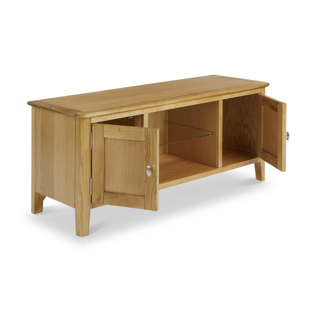 Alba Oak Large 120cm TV Unit from Roseland Furniture