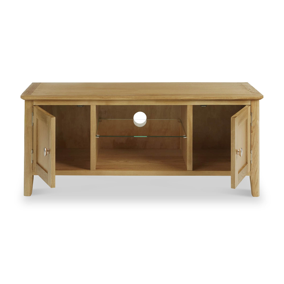 Alba Oak Large 120cm TV Unit from Roseland Furniture