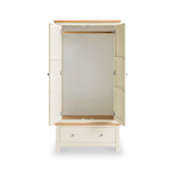 Farrow Cream Double Wardrobe with Drawer