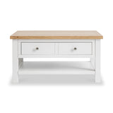 Farrow White Coffee Table from Roseland Furniture