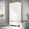 Farrow White Double Wardrobe from Roseland