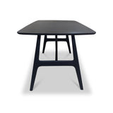 Jackson 135cm Black Dining Table