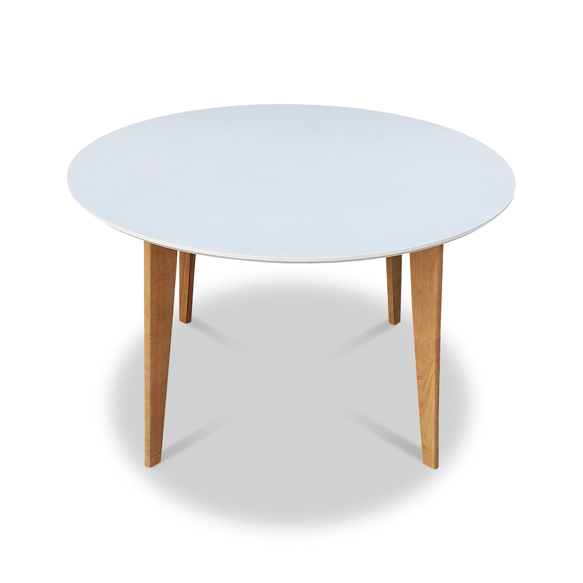 Remy White 120cm Round Dining Table