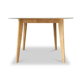 Remy White 120cm Round Dining Table