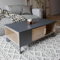 Kelso Grey & Oak Coffee Table