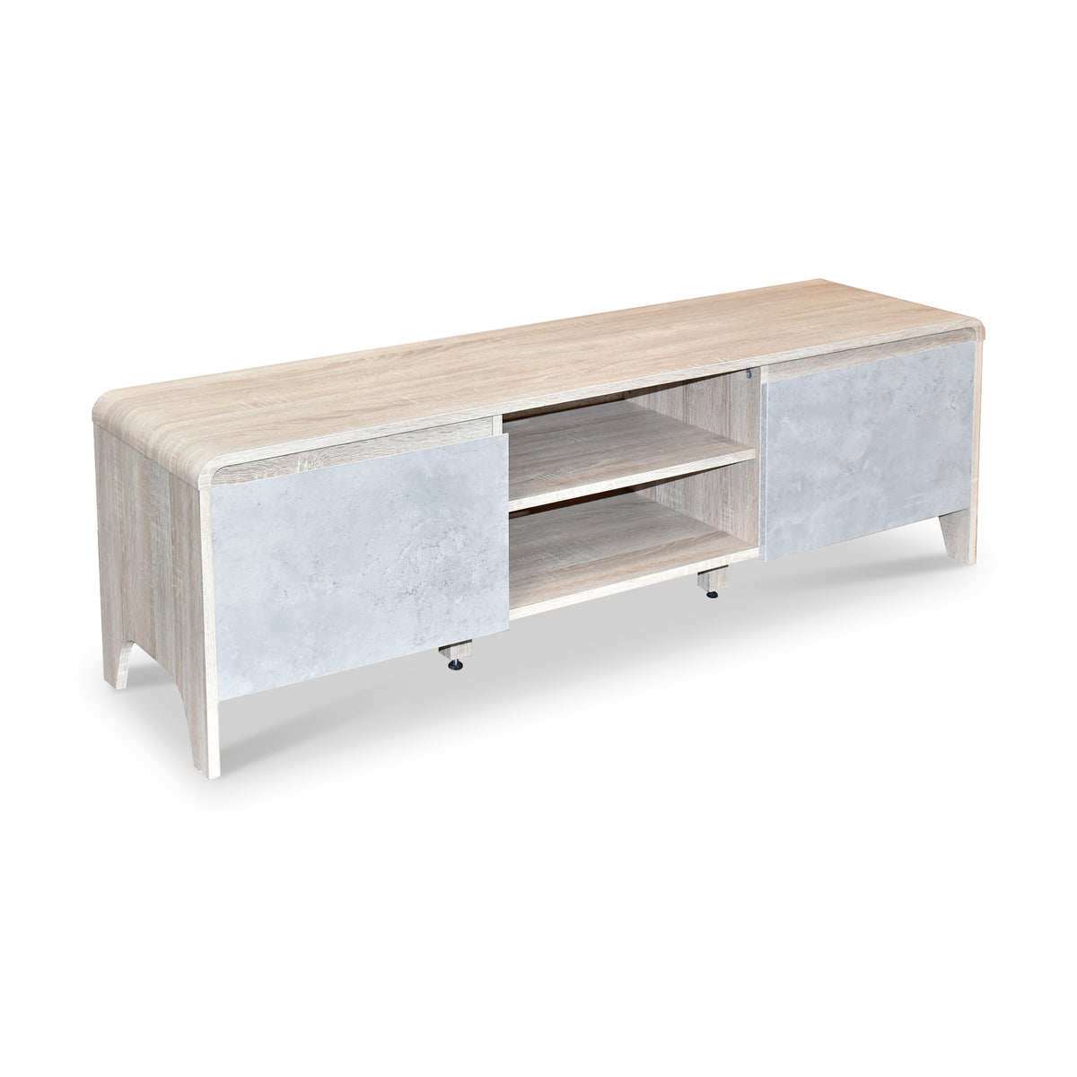 Denton Oak Wide TV Stand from Roseland Furniture