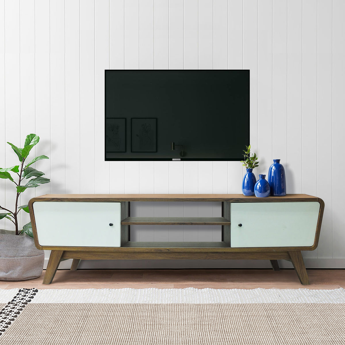 Dillon Mid Century Modern 154cm TV Stand