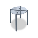 Stanford Glass Side Accent Table from Roseland Furniture