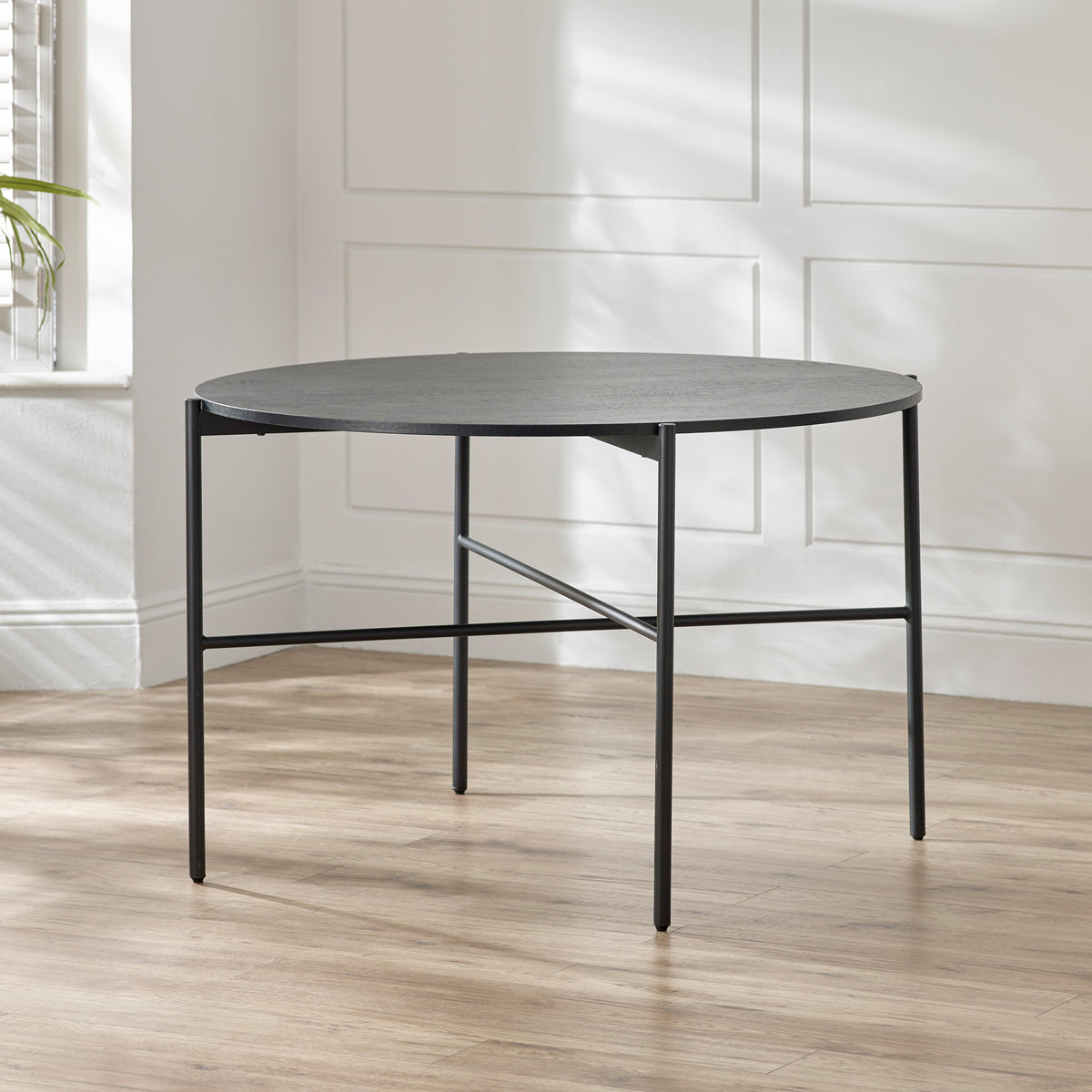 Austin 120cm Black Dining Table