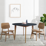 Remy Black 120cm Round Dining Table