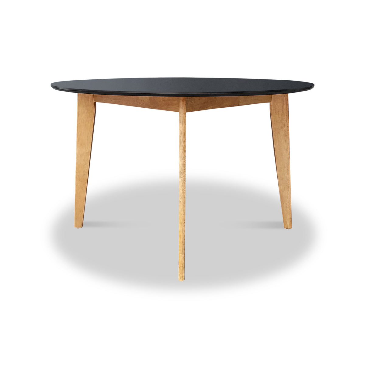 Remy Black 120cm Round Dining Table