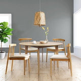 Remy Natural 120cm Round Dining Table