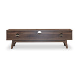 Brunswick Walnut Slatted Wide TV Unit