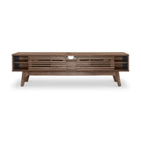 Brunswick Walnut Slatted Wide TV Stand