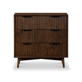 Oskar 3 Drawer Grooved Chest from Roseland Furniture