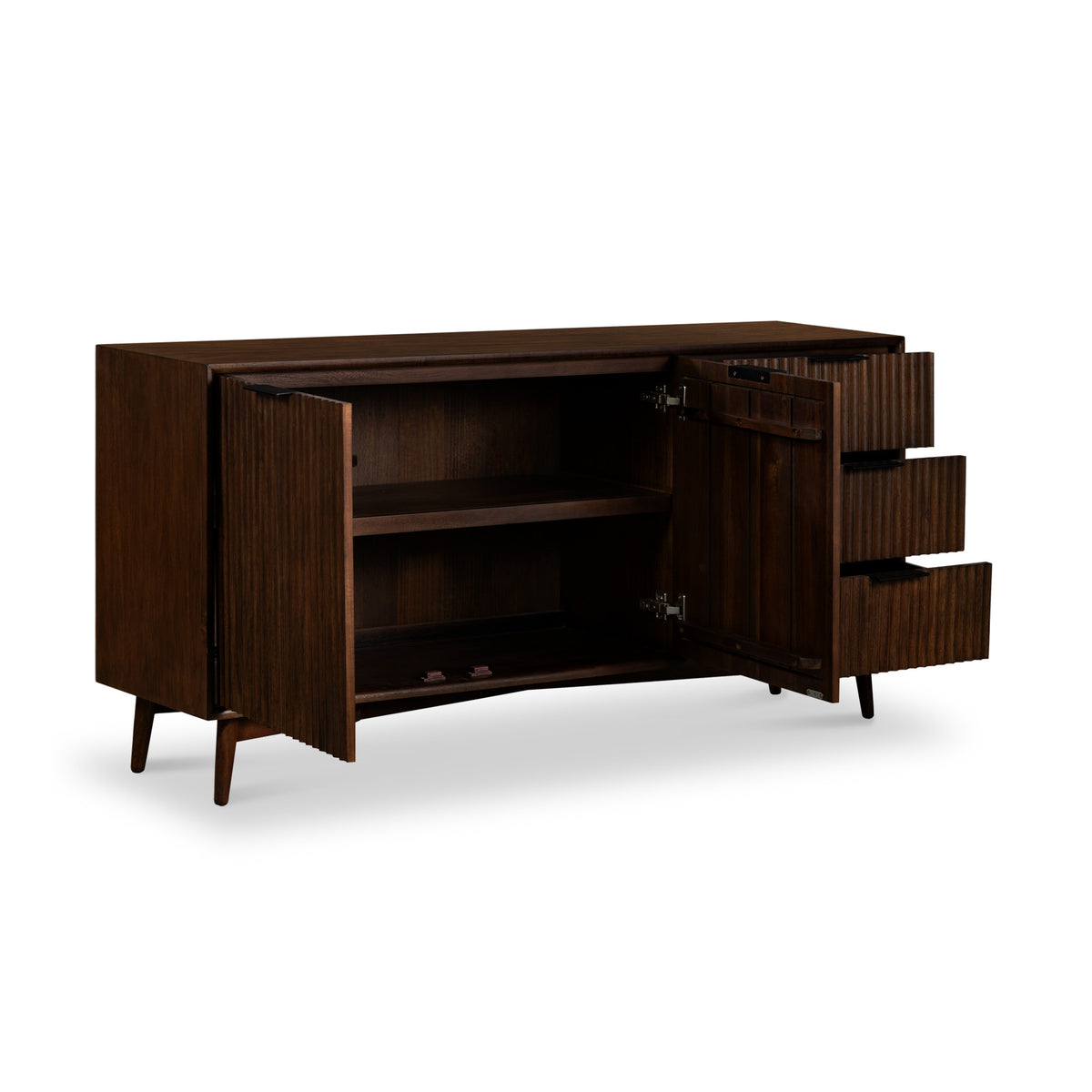 Oskar Grooved Large Sideboard from Roseland Furniture