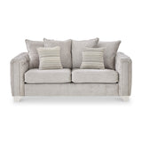 Full Grazia 3 Piecs Fabric Sofa with 2 large cushions