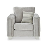 Grazia Stone Chenille Armchair from Roseland furniture