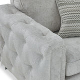 Grazia Silver Chenille Armchair from Roseland furniture