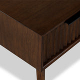 Oskar 1 Drawer Grooved Side Table from Roseland Furniture