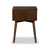 Oskar 1 Drawer Grooved Side Table from Roseland Furniture