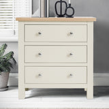 Farrow Cream Small 3 Drawer Chest from Roseland Furniture