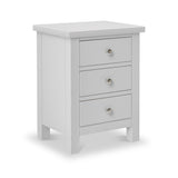 Cornish Dove Grey Bedside Table from Roseland Furniture