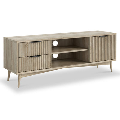 Jakob Oak Wide 150cm Grooved TV Unit